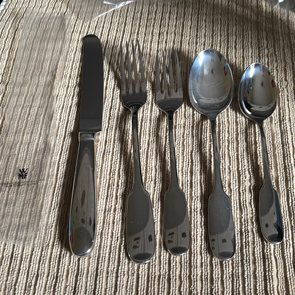 NWT WMF Epos 5 pc Cromargan Stainless Placesetting